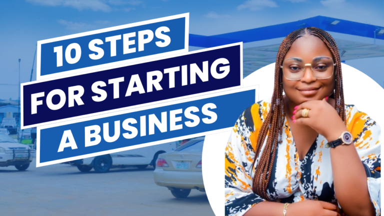 10 Stesps for starting a business 2024